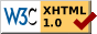 XHTML 1.0 Strict válido